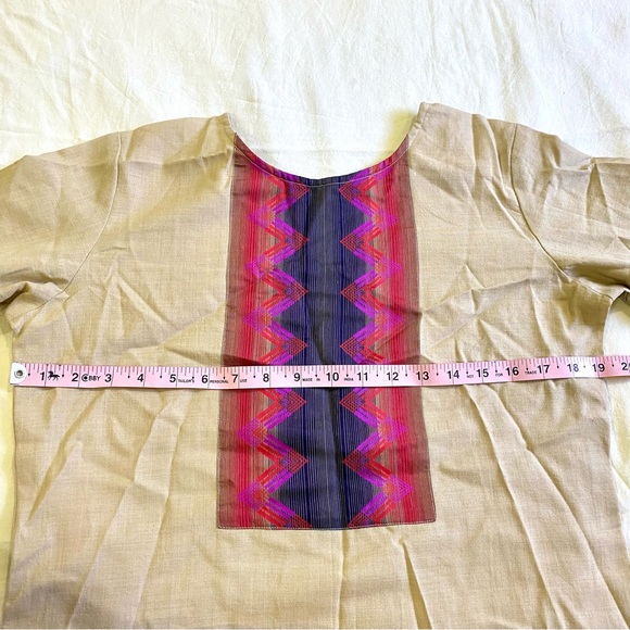 Beige & Pink Yoke Design Kurta with Palazzos & Dupatta for Women, Brand Indo Era - Picture 14 of 15